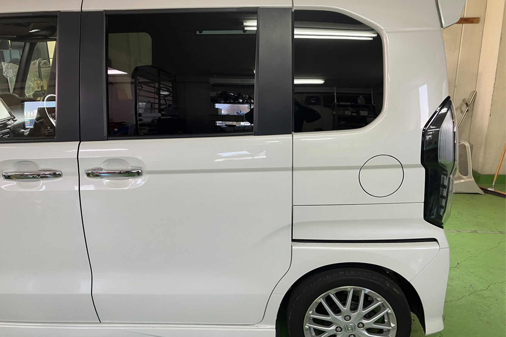N BOX（ホンダ）のカーフィルム施工2025.3.1@AGエキスパート相模原店