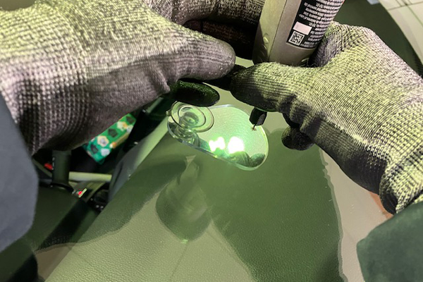 フィット（ホンダ）のフロントガラスリペア2025.12.24@AGエキスパート相模原店