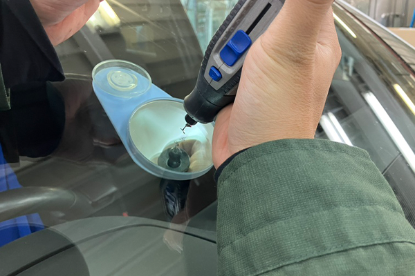 CX-8（マツダ）のフロントガラスリペア2026.1.10@AGエキスパート大和店