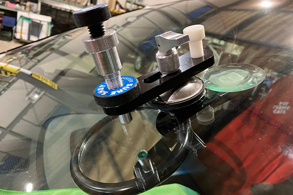 デリカＤ5（三菱）のフロントガラスリペア2026.2.16@AGエキスパート新座店