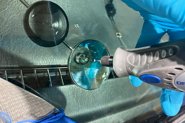 ミラジーノ(ダイハツ)のフロントガラスリペア2026.1.28@AGエキスパート青梅店