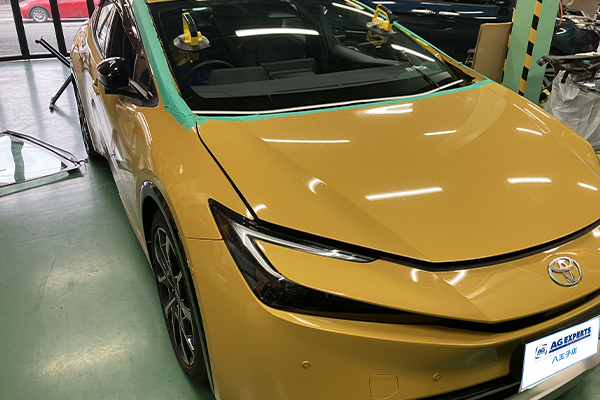 プリウス（トヨタ）のフロントガラス交換2026.3.25@AGエキスパート八王子店