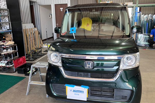 Ｎ-BOX(ホンダ)のフロントガラス交換2026.5.16@AGエキスパート所沢店