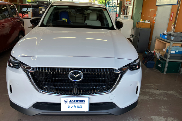 CX-60（マツダ）のフロントガラスリペア2026.5.30@AGエキスパートさいたま店