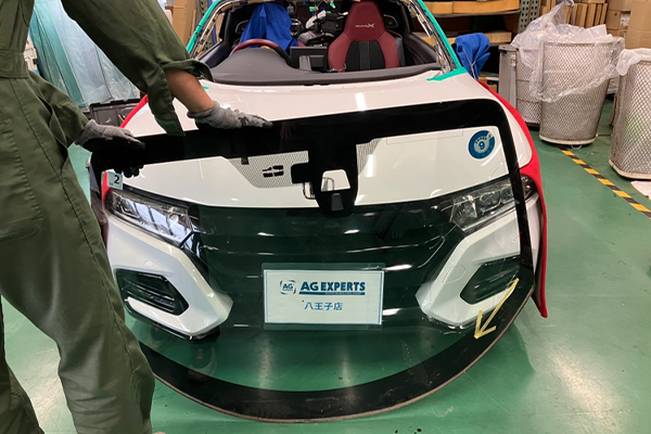 Ｓ660（ホンダ）のフロントガラス交換2026.6.3@AGエキスパート八王子店